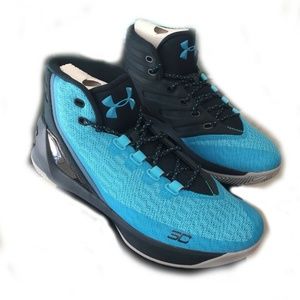 UNDER ARMOUR UA Mens Curry 3 Blue shoes size 10